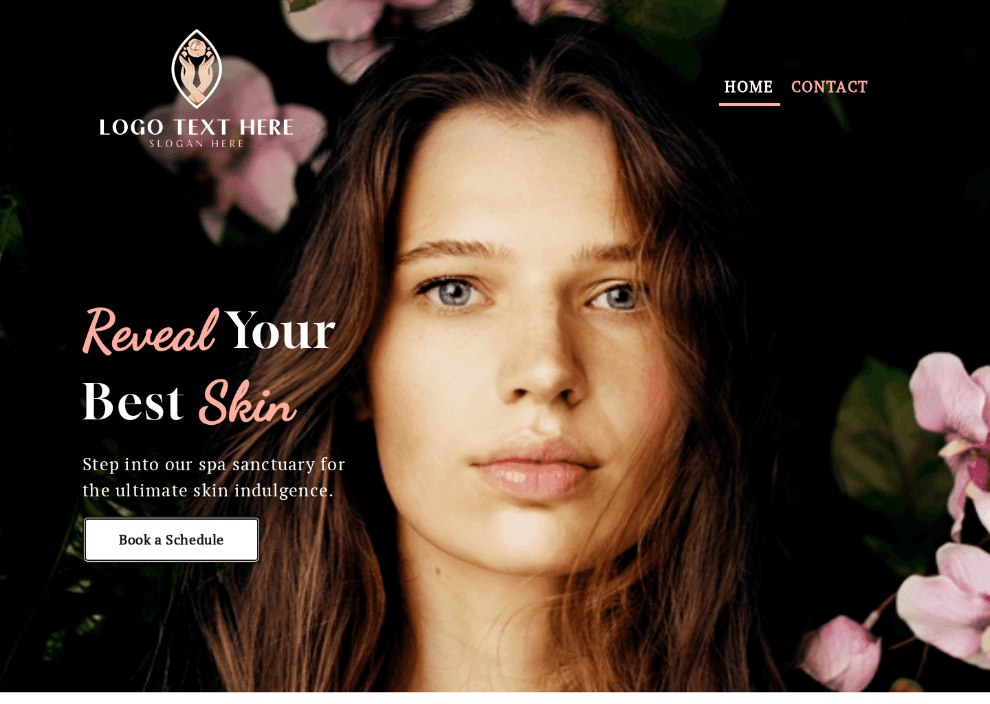 Beauty Skincare Spa Website Preview