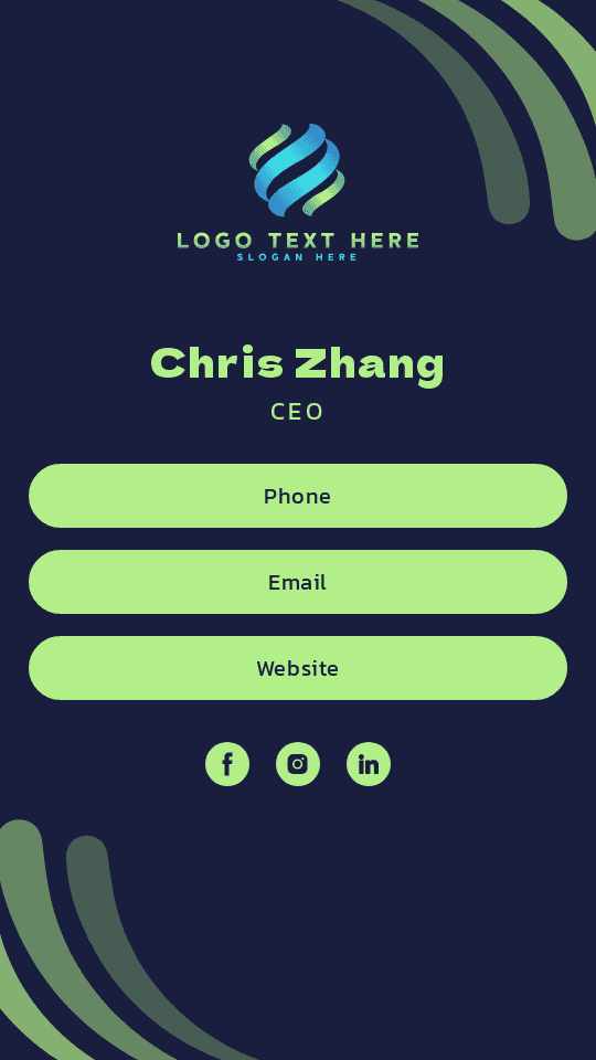 Business Generic CEO Digital Business Card