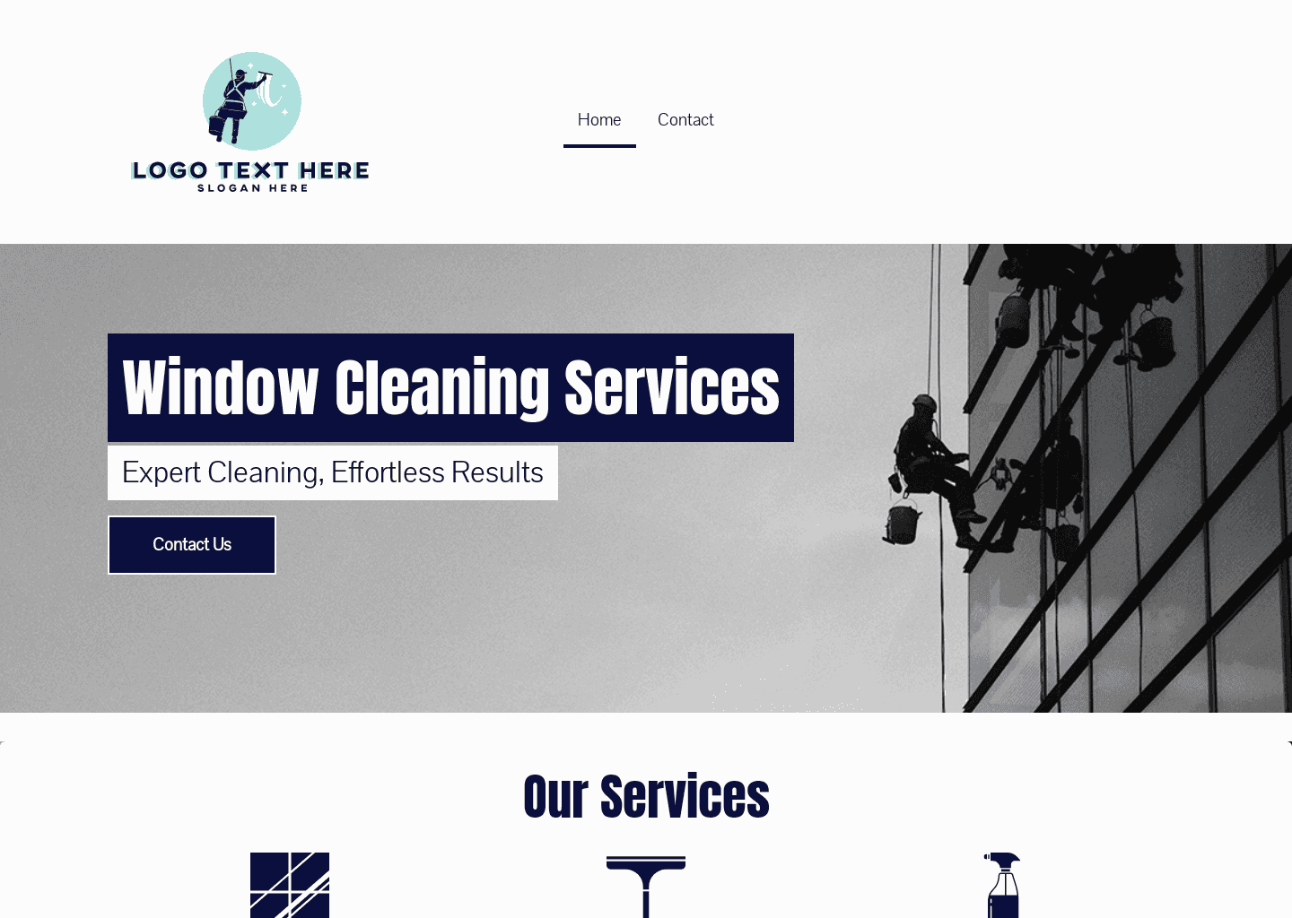 Window Cleaning Company Website Preview