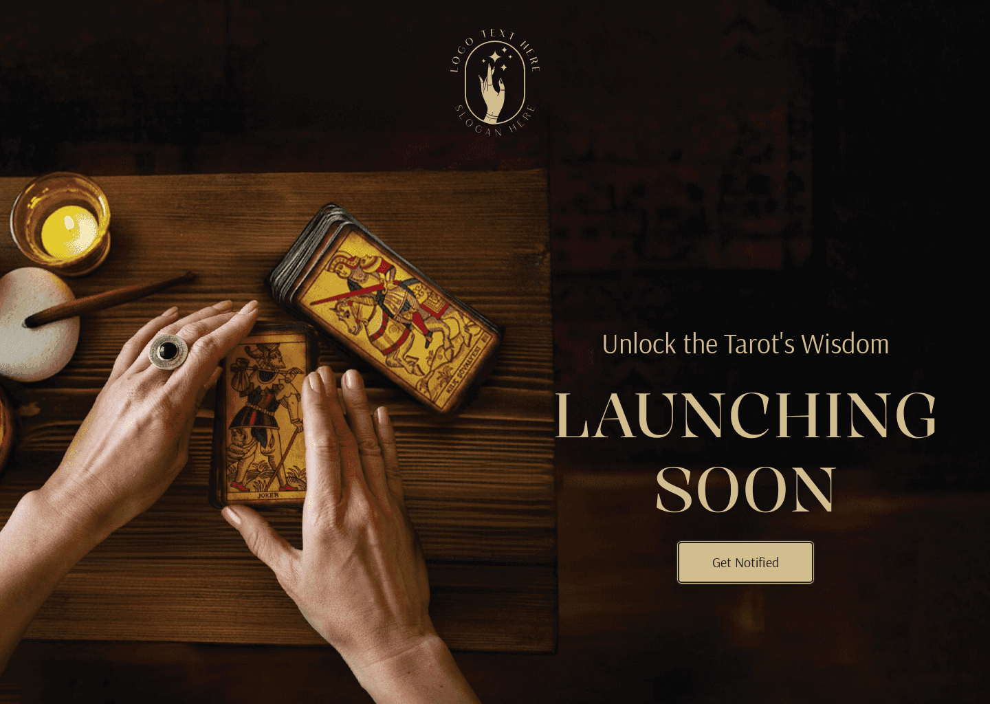 Tarot Reading Launch Website Preview