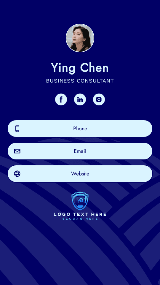 Business Consultant Digital Business Card