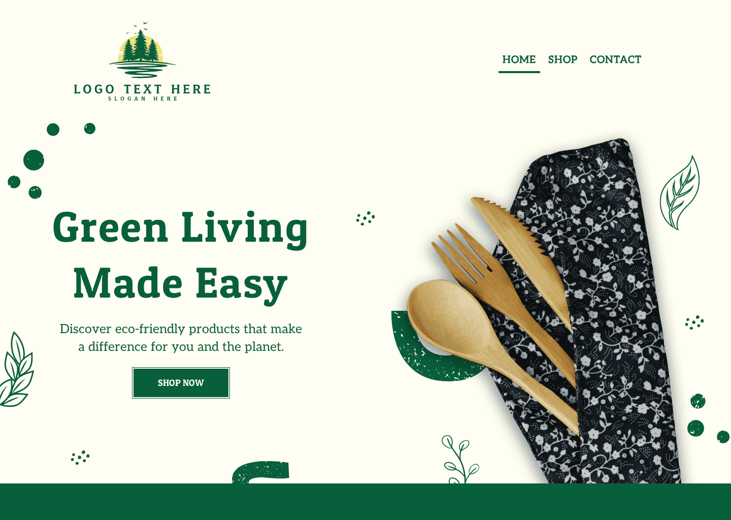 Eco Friendly Products Website Preview