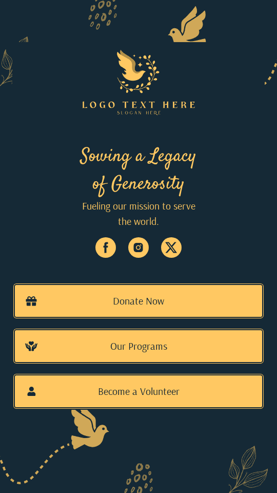 Church Donation Program Link in Bio Preview