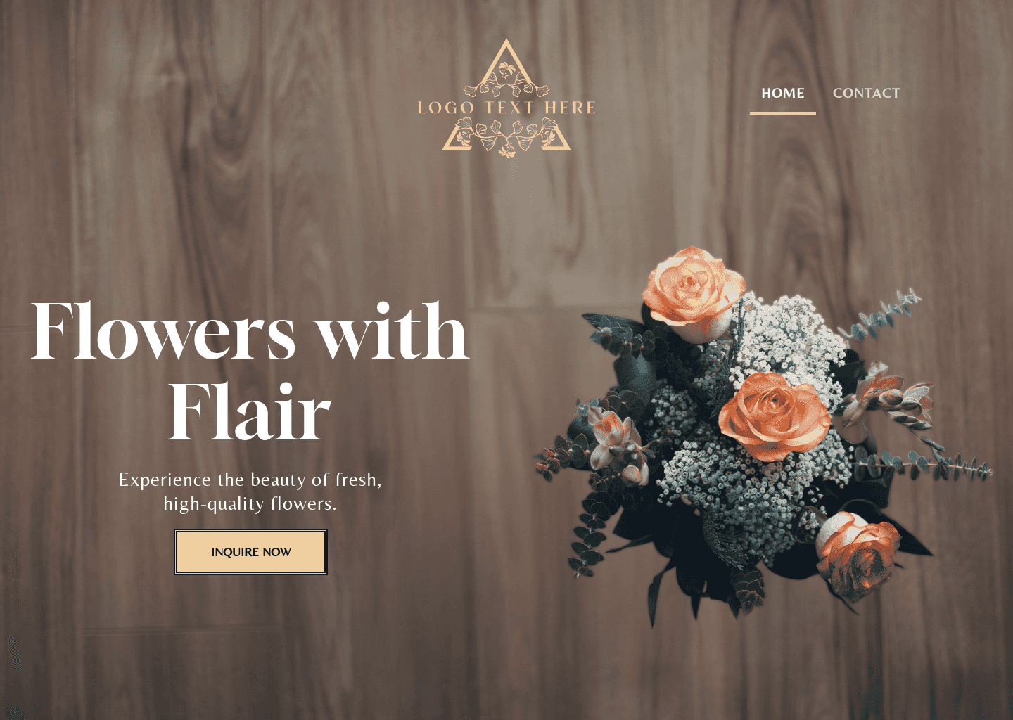Blooming Floral Boutique Website Preview