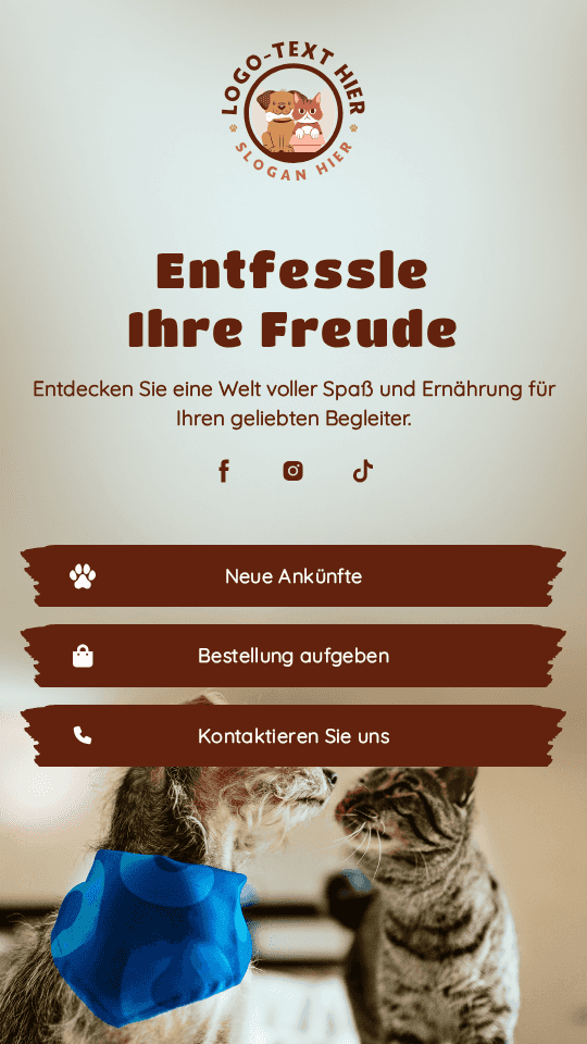 Haustierbedarfsgeschäft Link in Bio