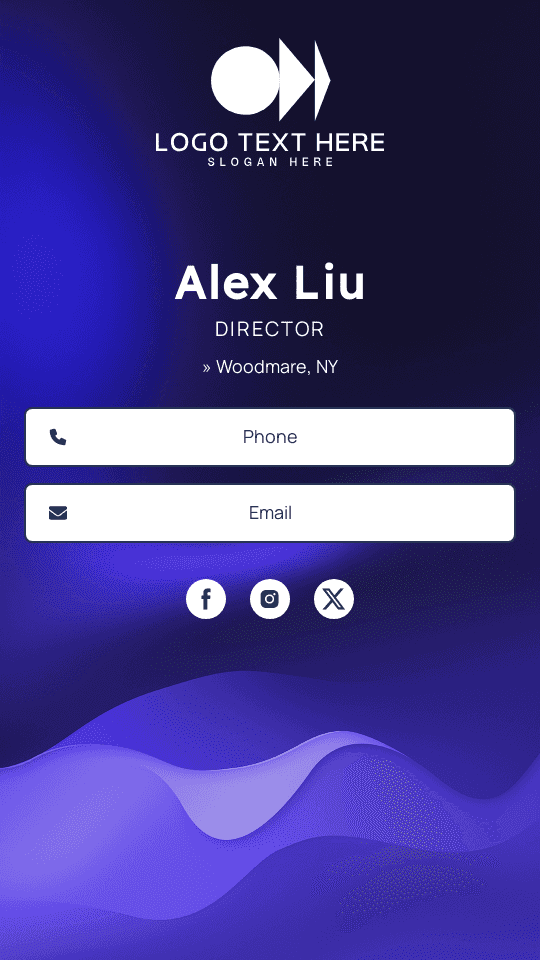 Business Consulting Director Digital Business Card Preview