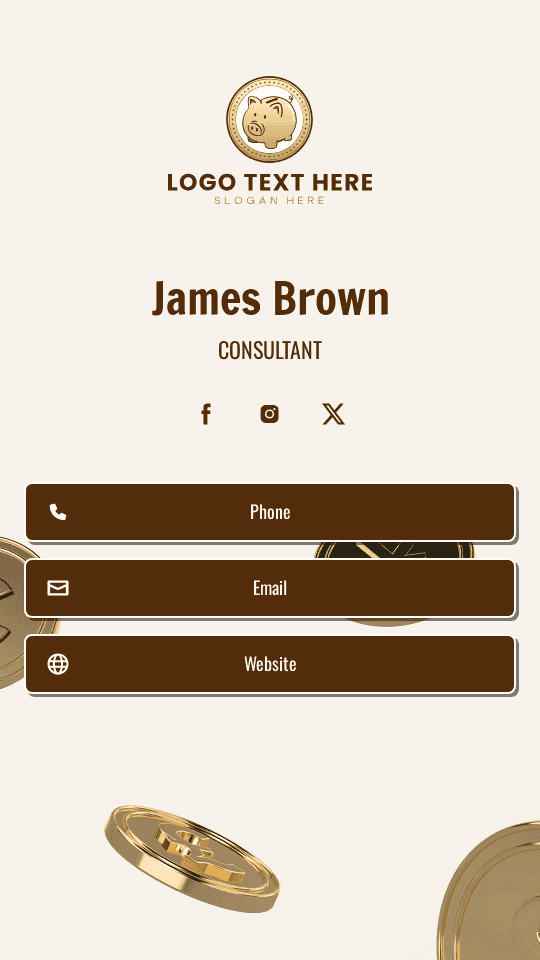 Bank Asset Consultant Digital Business Card