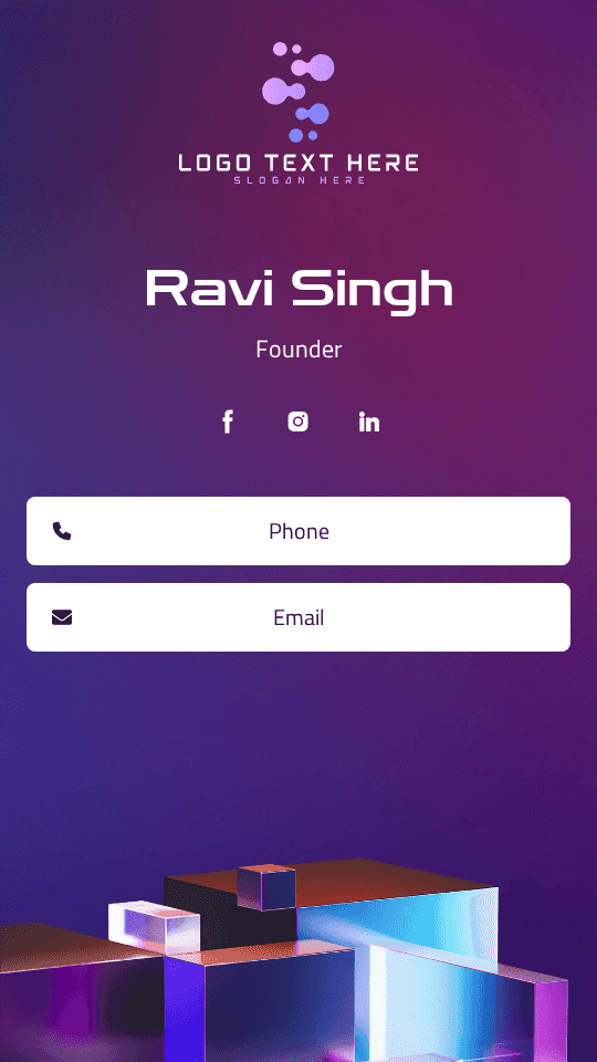 Printing Lab Founder Digital Business Card Preview