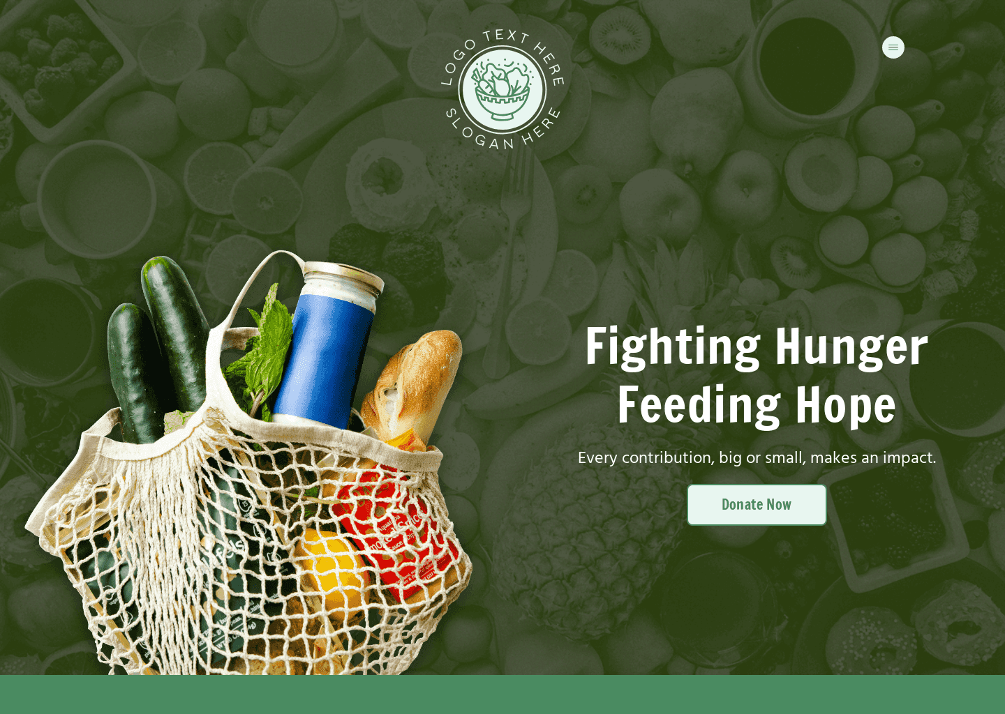 Food Bank Program Website Preview