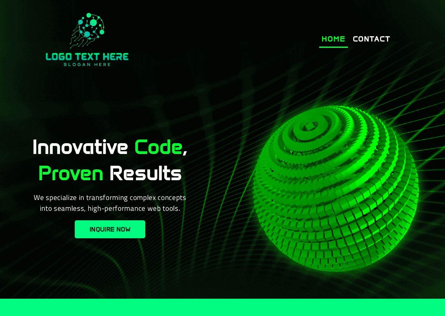 Web Application Developer Website Preview