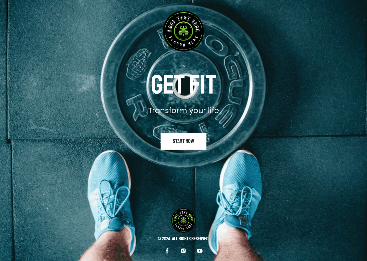 Fitness Gym Weight Website Preview