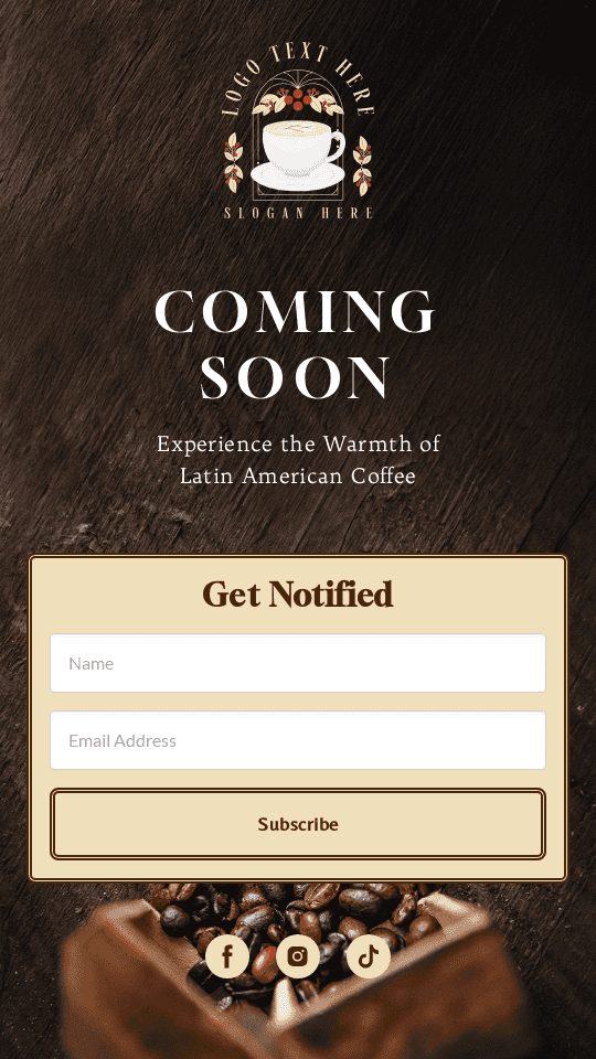 Brewed Coffee Launch Link in Bio