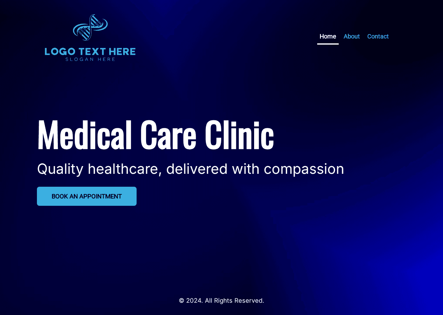 Medical Healthcare Service Website Preview