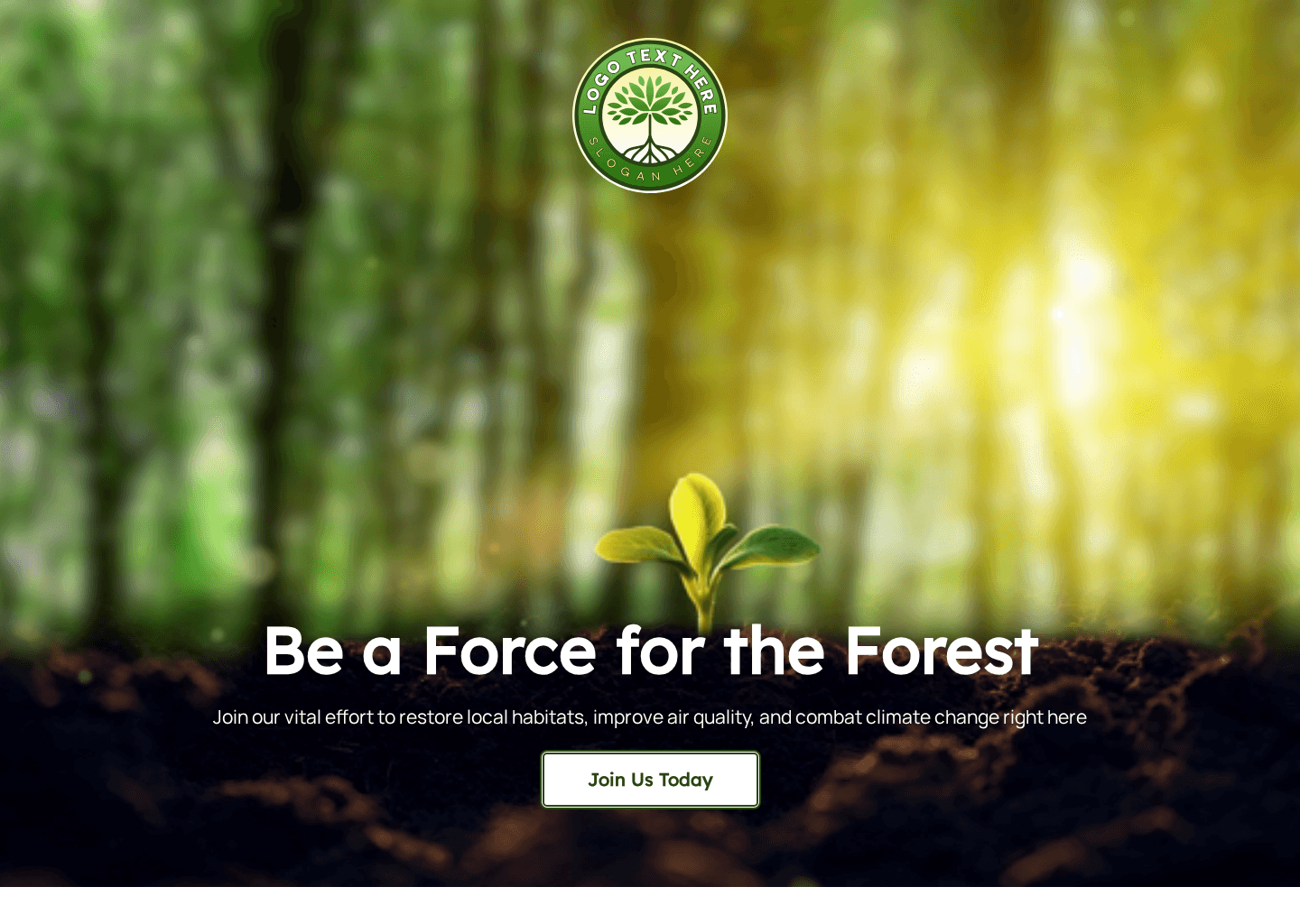 Tree Planting Outreach Website Preview