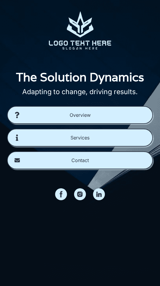 Generic Corporate Minimal Link in Bio Preview