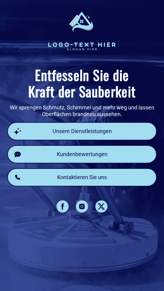 Hochdruckreinigung Link in Bio
