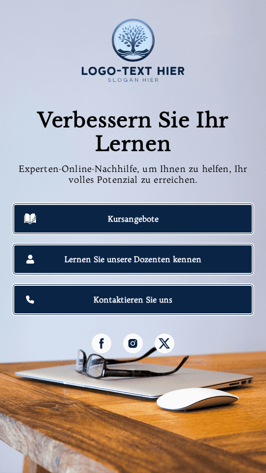 Online-Nachhilfelehrer Link in Bio