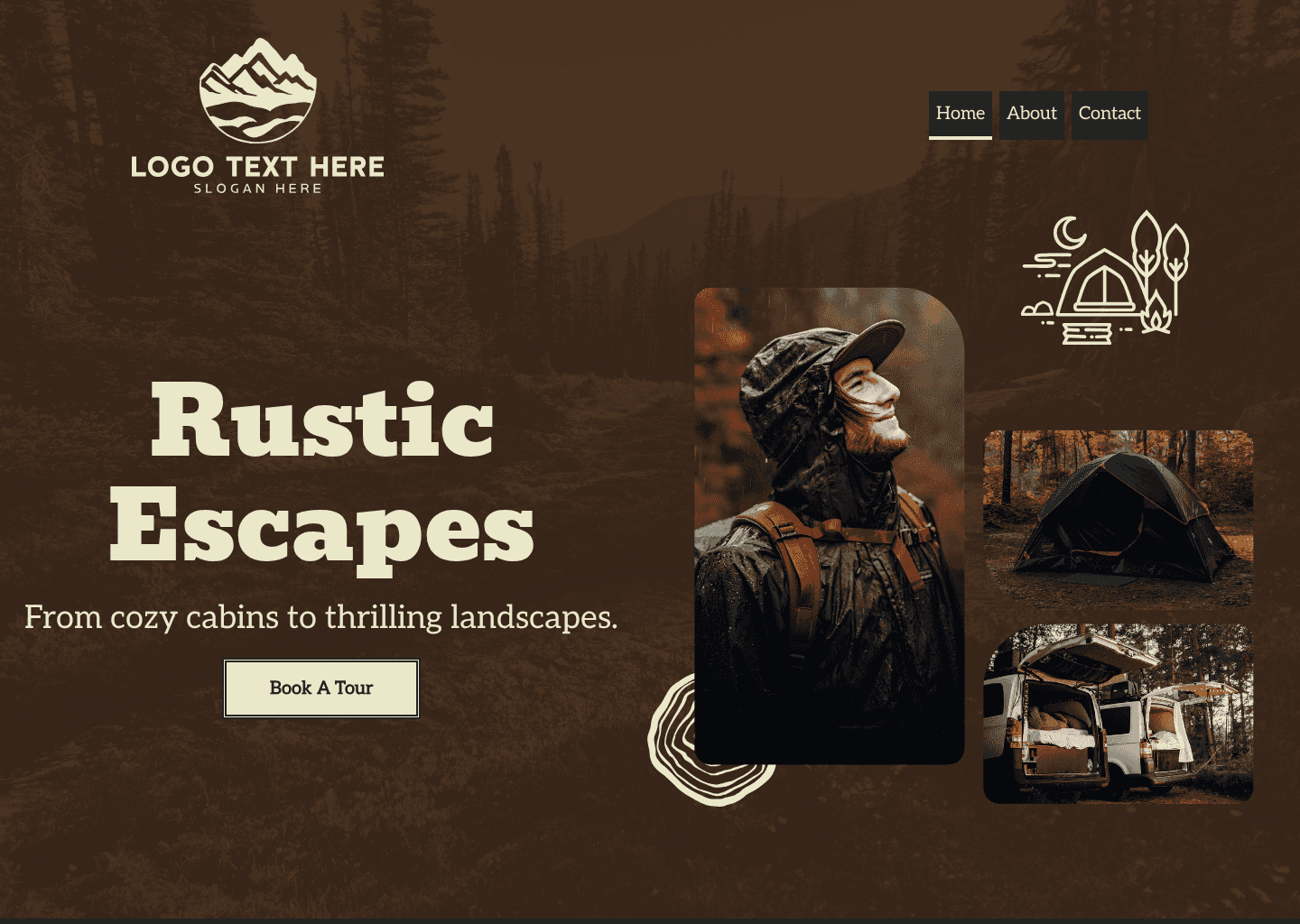 Camp Ground Adventure Website Preview