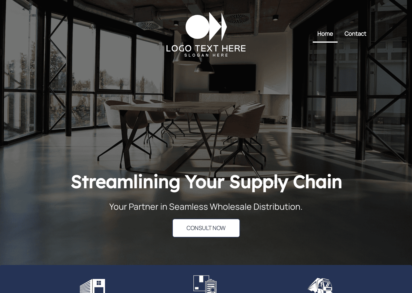 Wholesale Distribution Solutions Website Preview