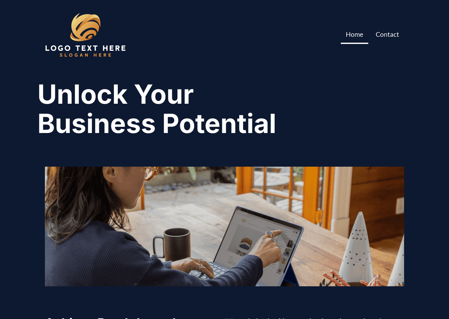 Professional Business Consulting Website
