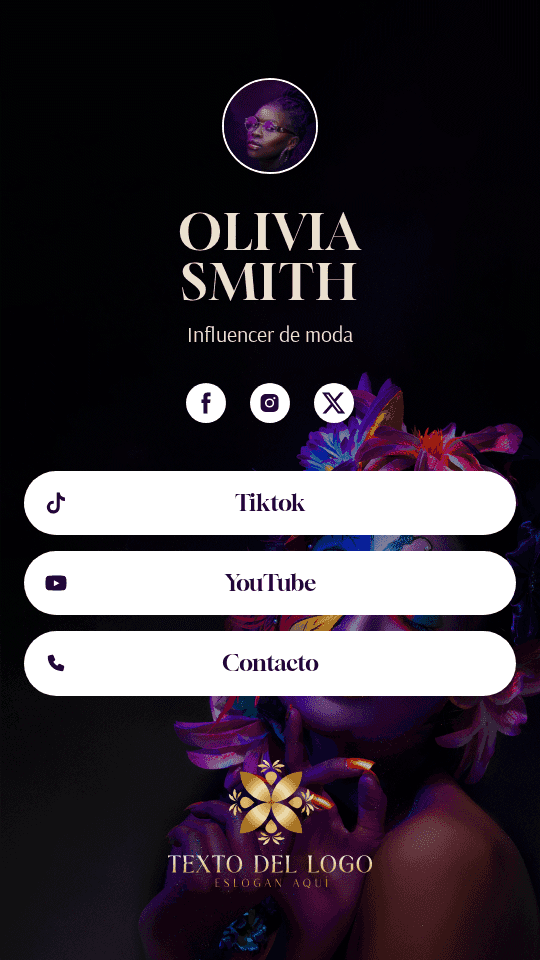 Influencer de Contenido de Moda Website