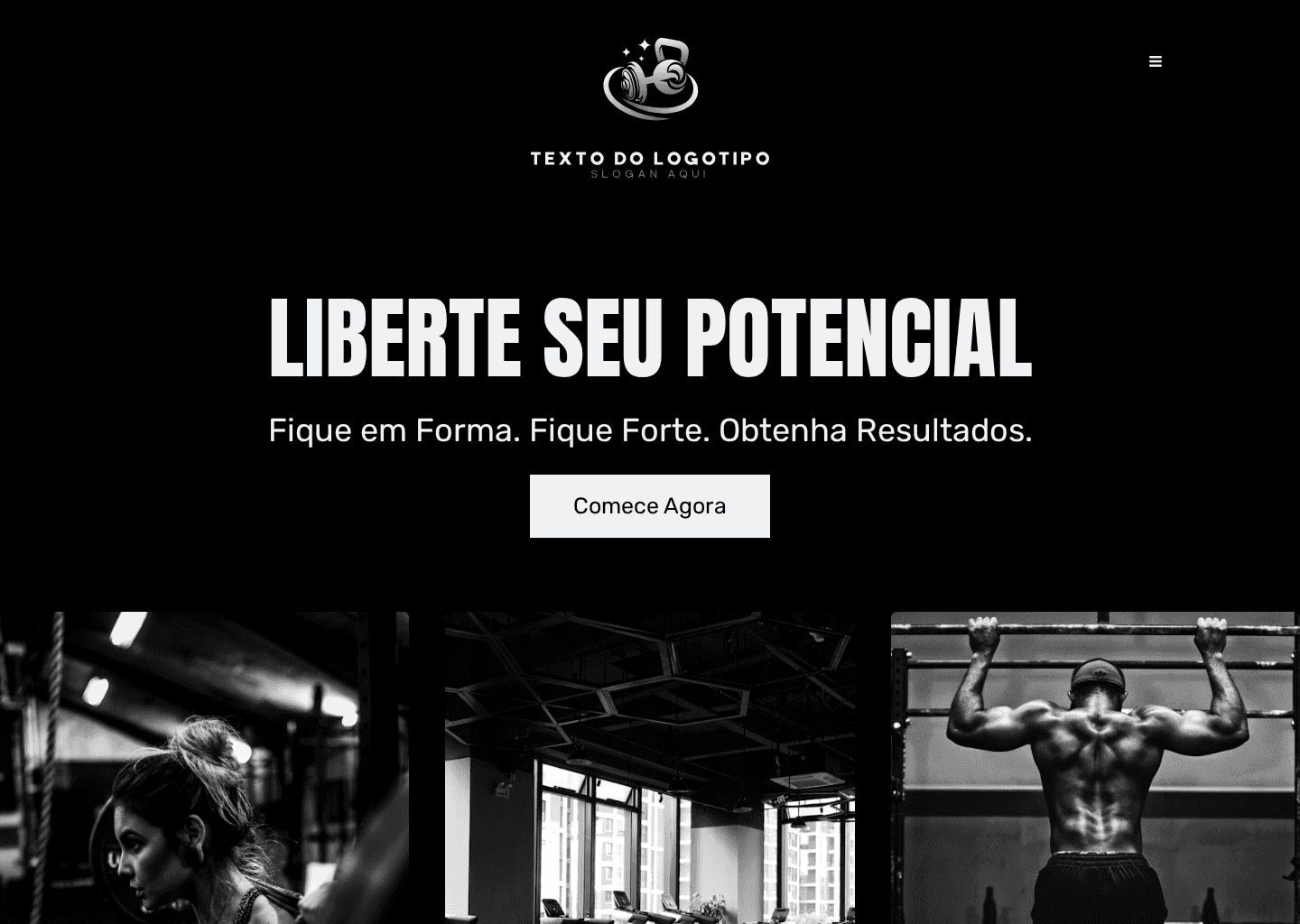 Treinador de Fitness Website Preview