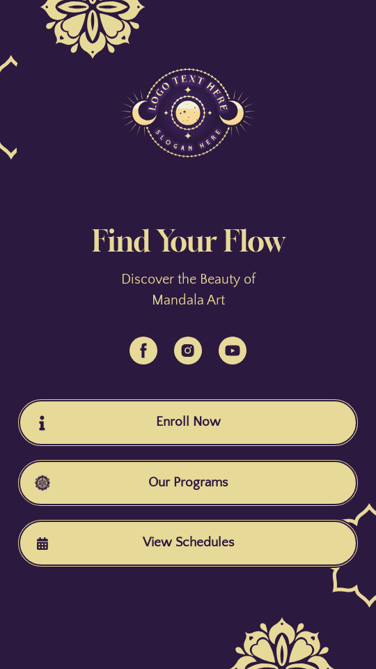 Mandala Art Class Link in Bio Preview