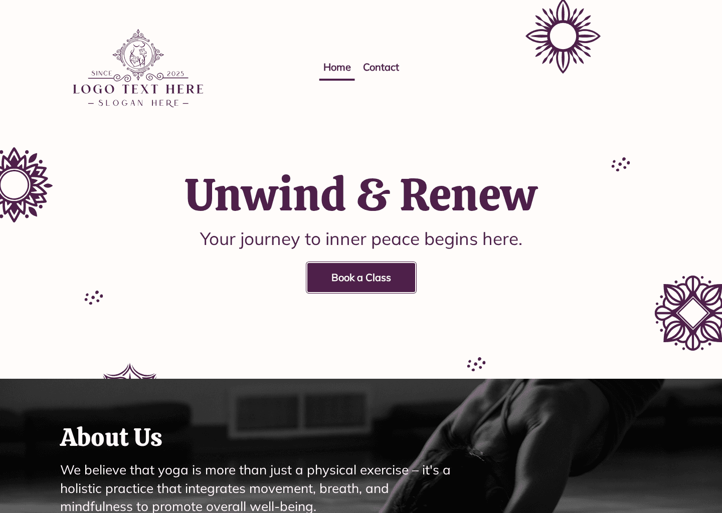 Zen Yoga Sanctuary Website Preview