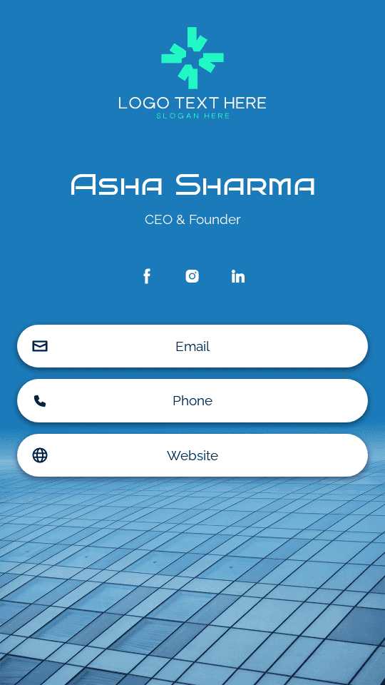 Corporate Product Manager Digital Business Card