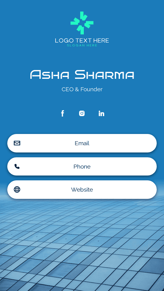 Corporate Product Manager Digital Business Card
