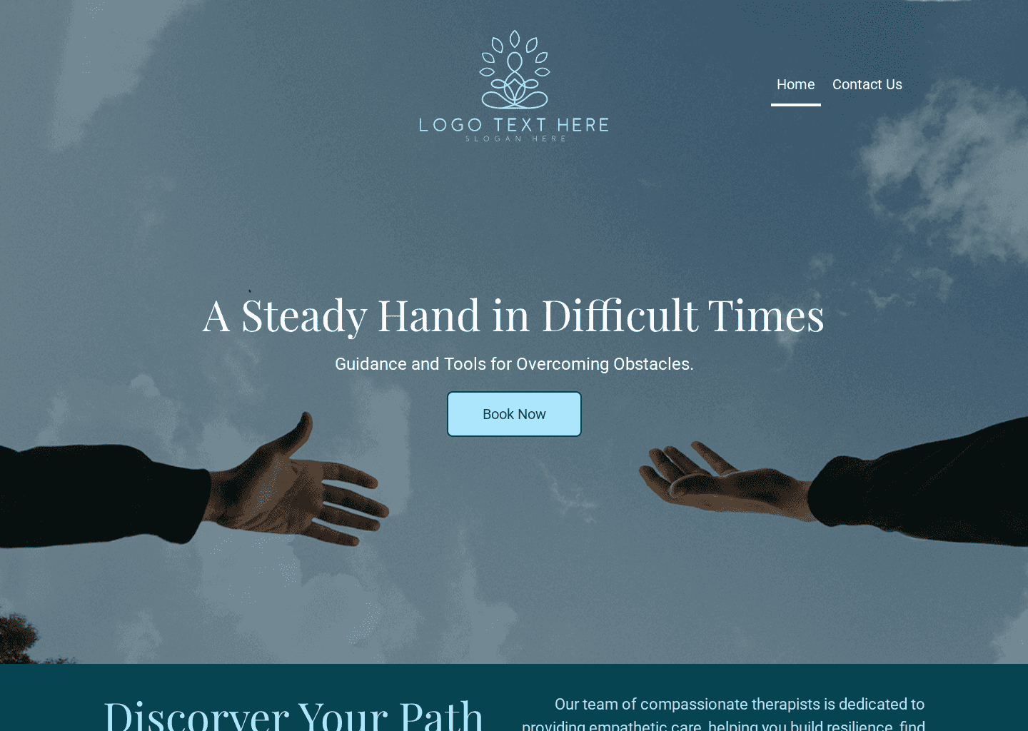 Healing Support Therapy Website Preview