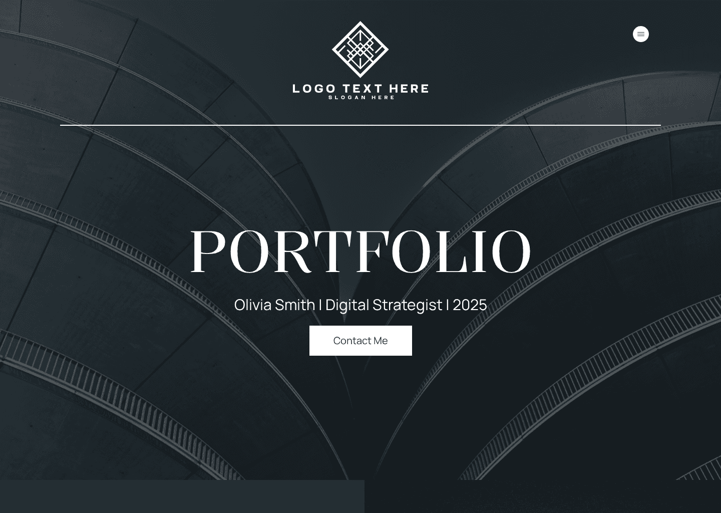 Digital Strategist Portfolio Website Preview