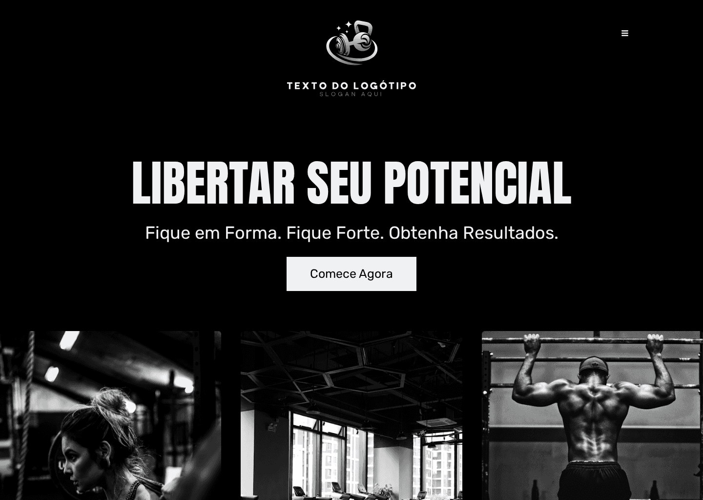 Treinador de Fitness Website Preview