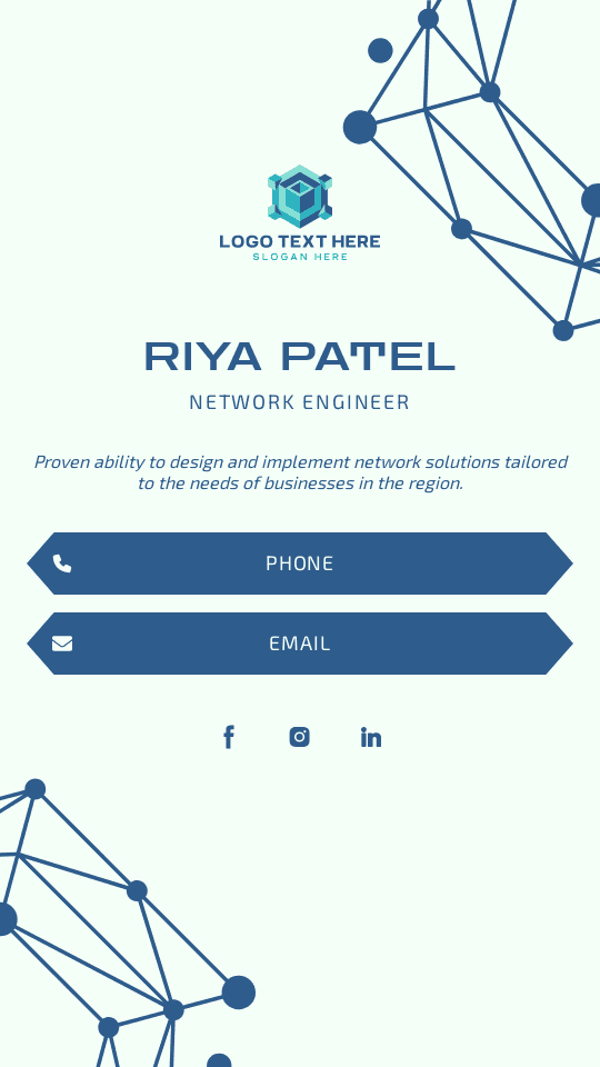 Network Engineer Digital Business Card
