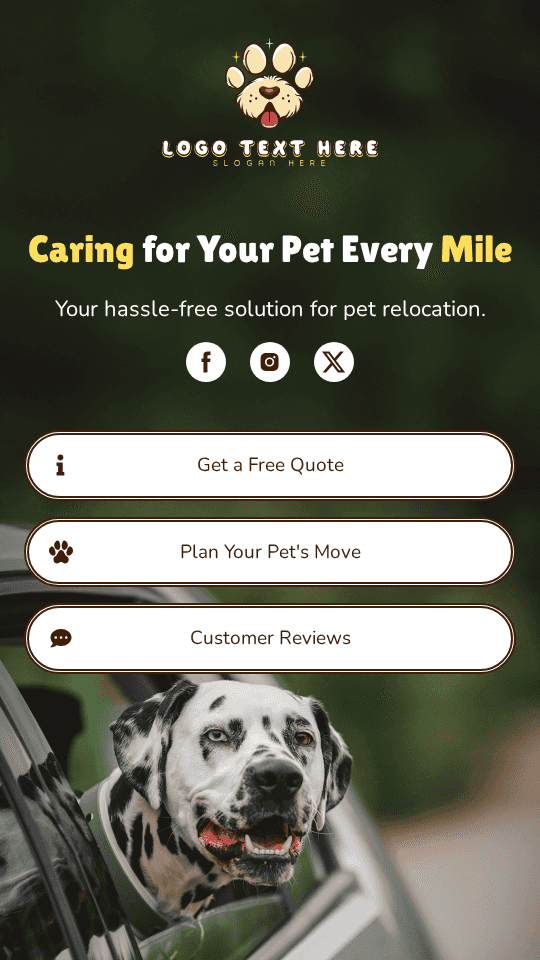 Pet Transport Aid Link in Bio Preview