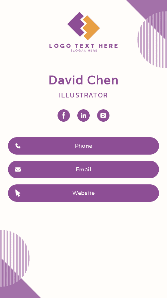 Digital Artist Illustrator Digital Business Card