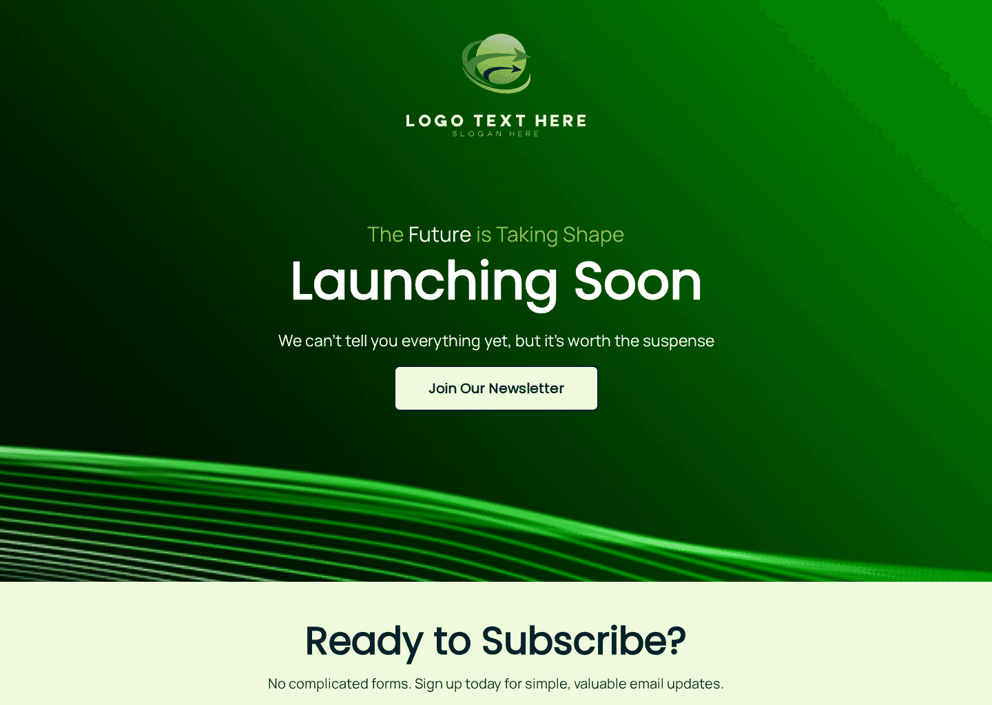 Commerce Company Launch Website Preview