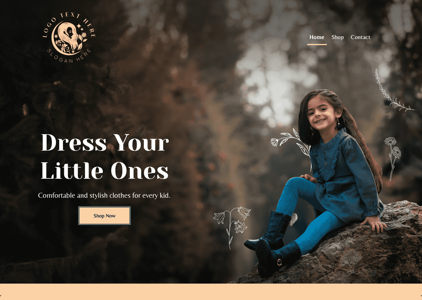 Fashion Kids Clothes Website Preview