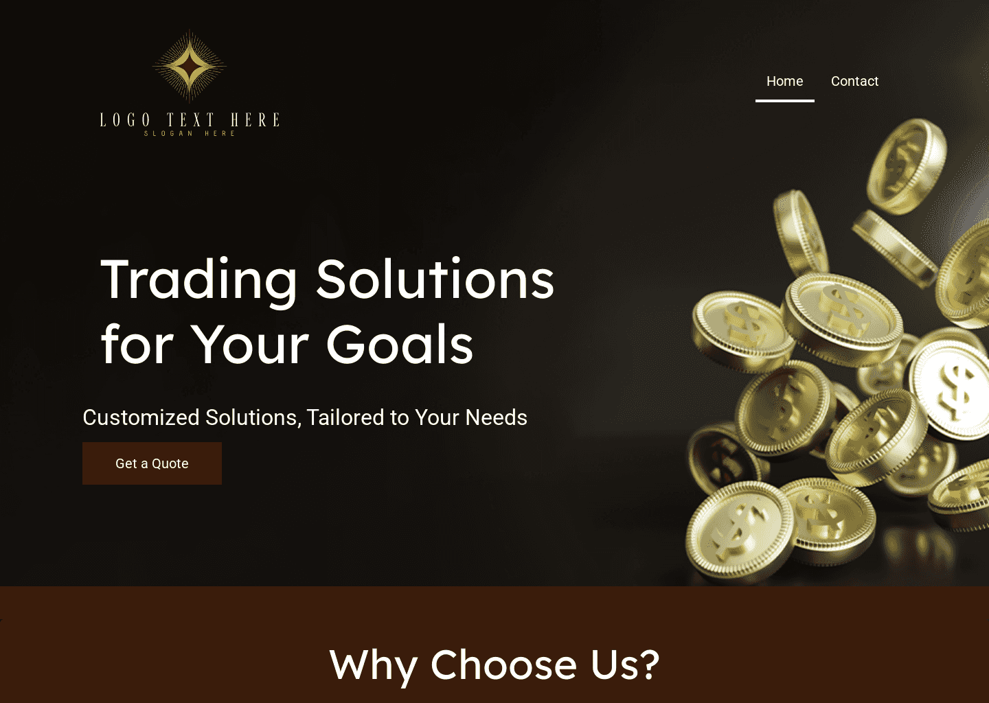 Investment Trading Consultant Website