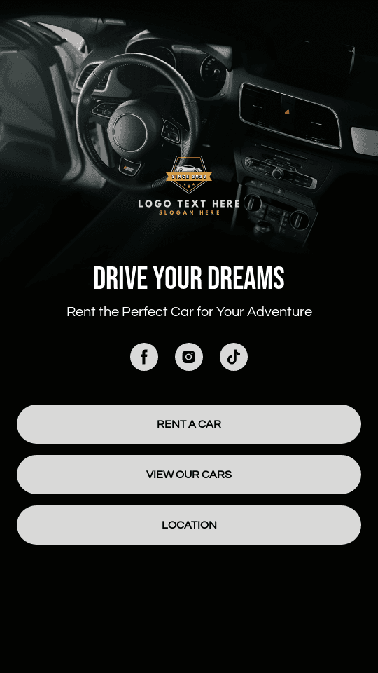 Luxury Car Rental Link in Bio Preview