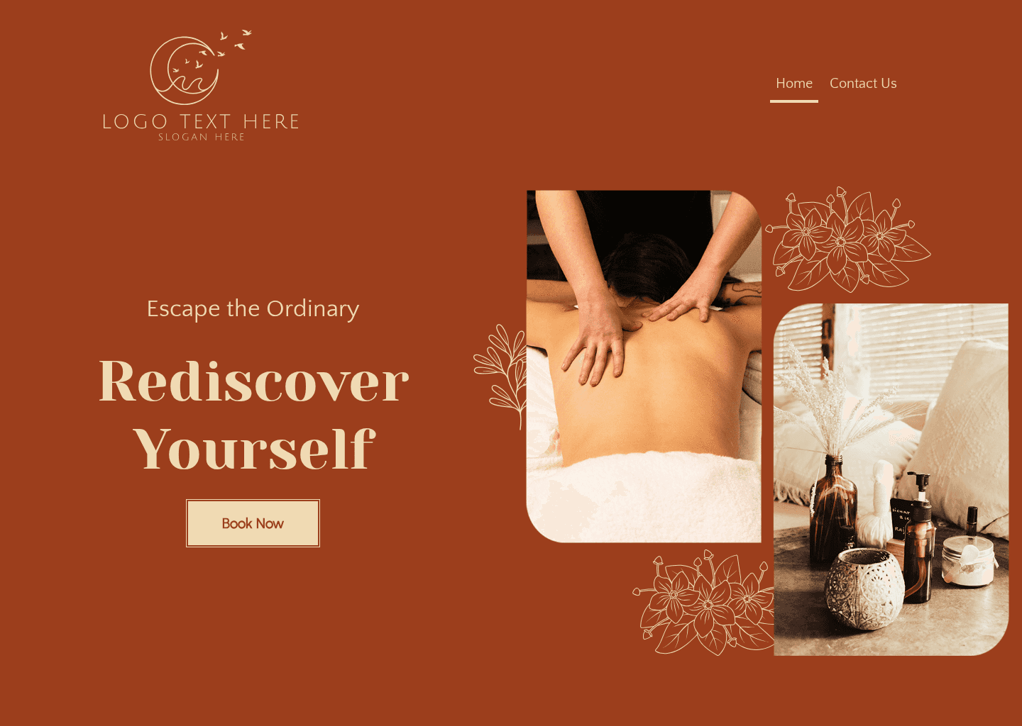 Tranquility Wellness Spa Website Preview