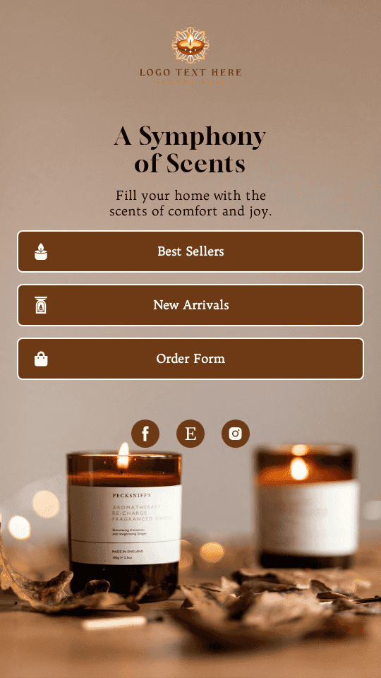 Scented Candle Link in Bio