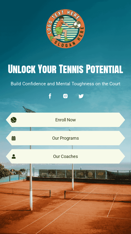 Tennis Athlete Coach Link in Bio Preview