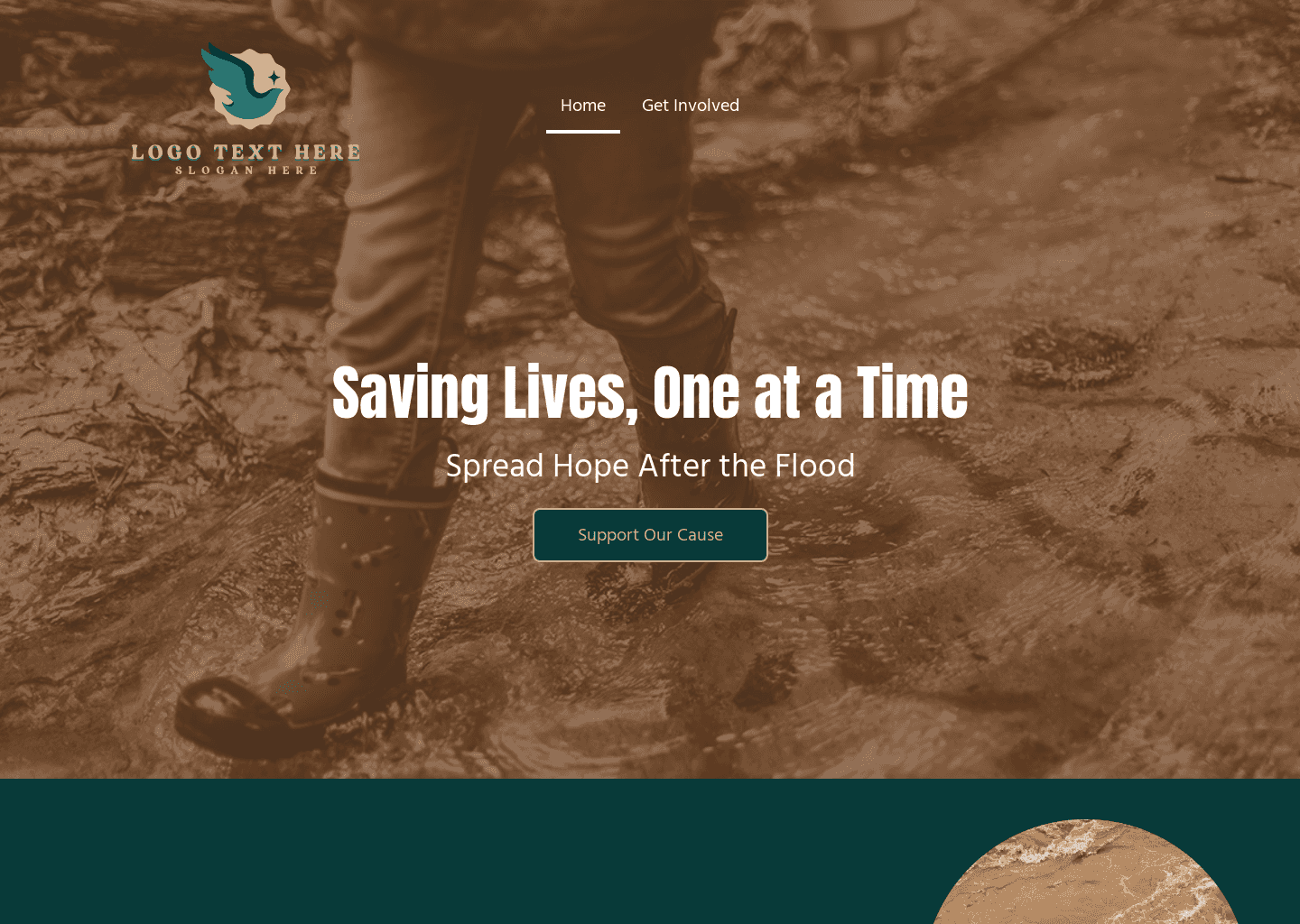 Flood Relief Rescue Website Preview