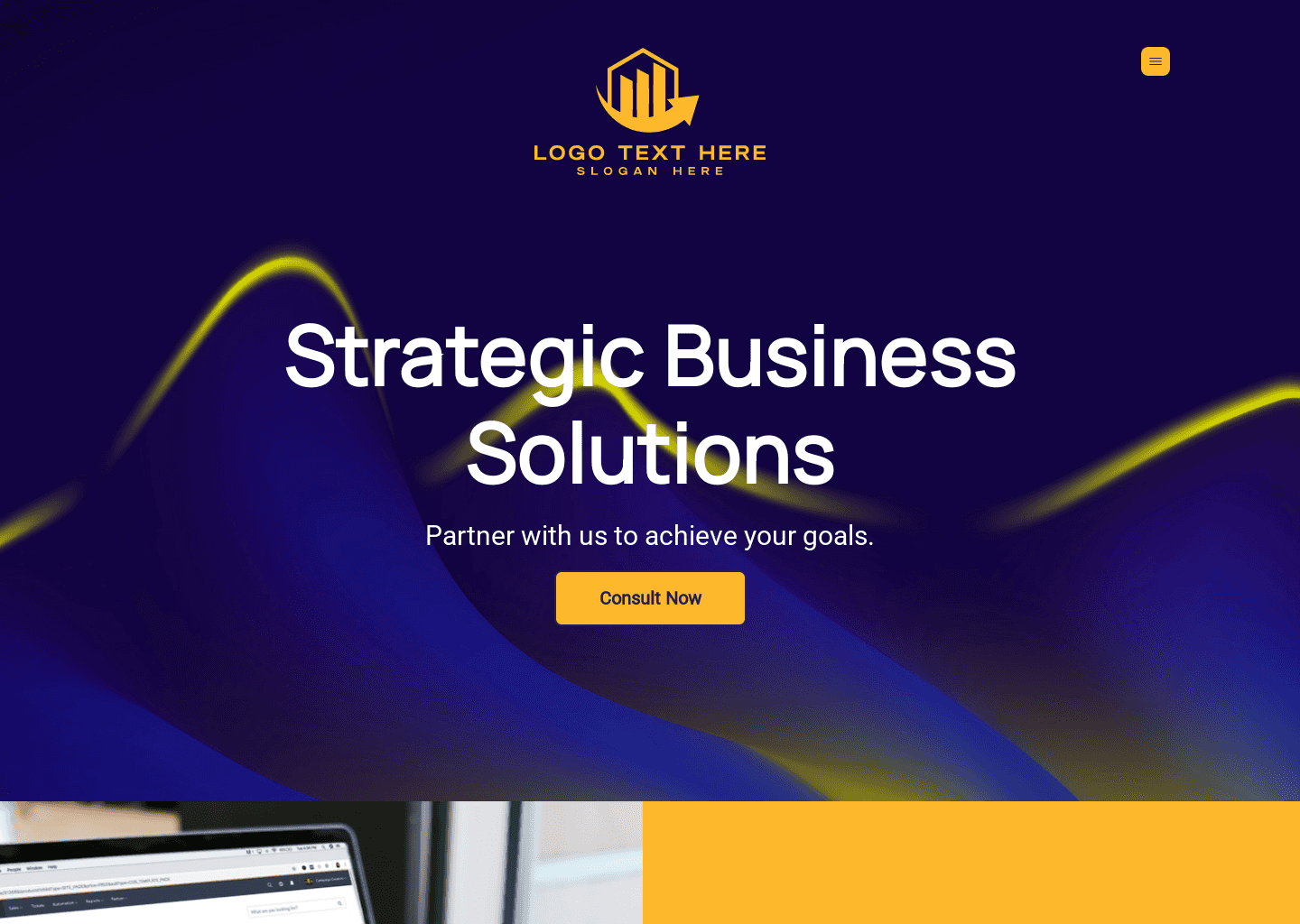 Business Consulting Firm Website