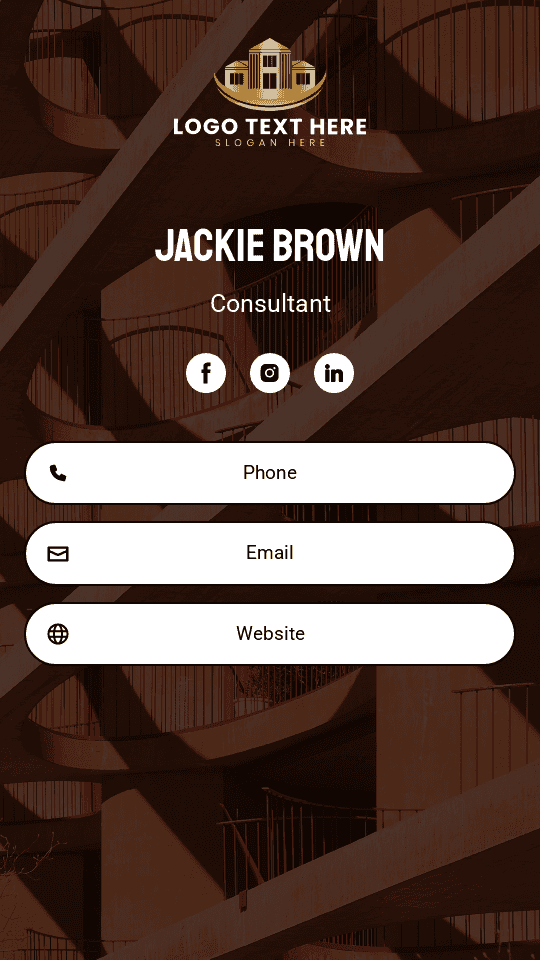 Real Estate Consultant Digital Business Card