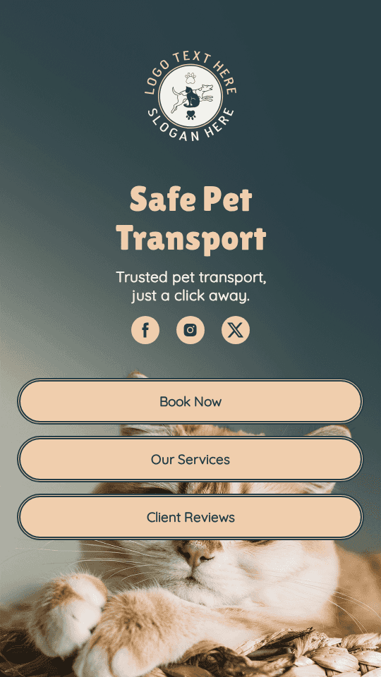 Pet Transport Safety Link in Bio Preview