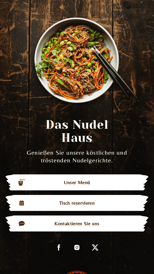 Gourmet-Nudeln-Restaurant Link in Bio