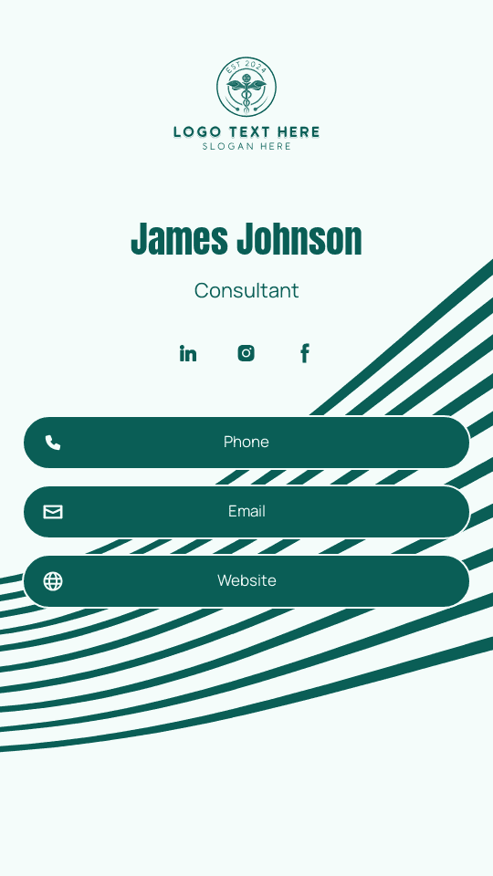 Medical Doctor Consultant Digital Business Card
