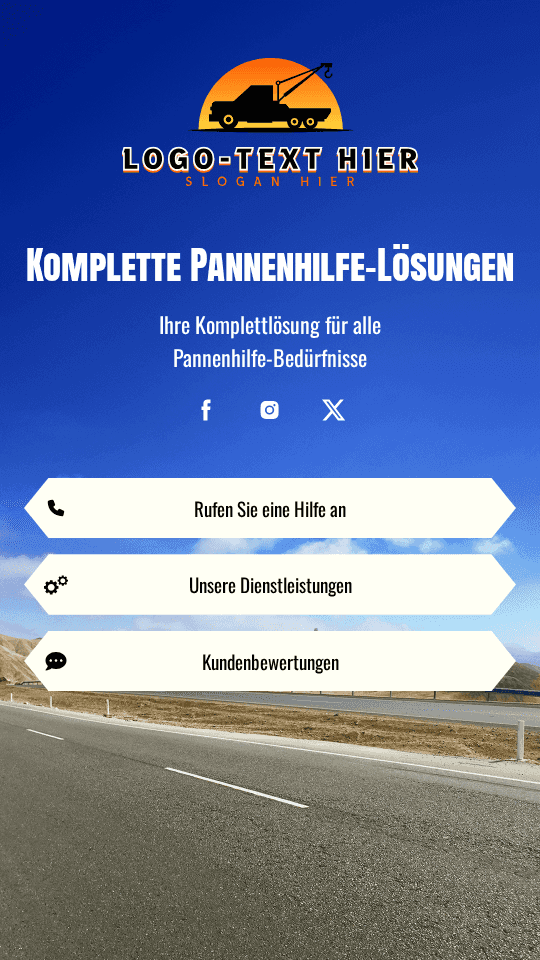 Pannenhilfe für Autos Link in Bio
